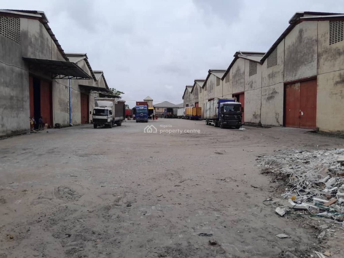 Big Strategic Warehouse Park on Generous Offer, Opposite Trade Fair- Abule Osun Bus Stop, Amuwo Odofin, Lagos, Warehouse for Sale