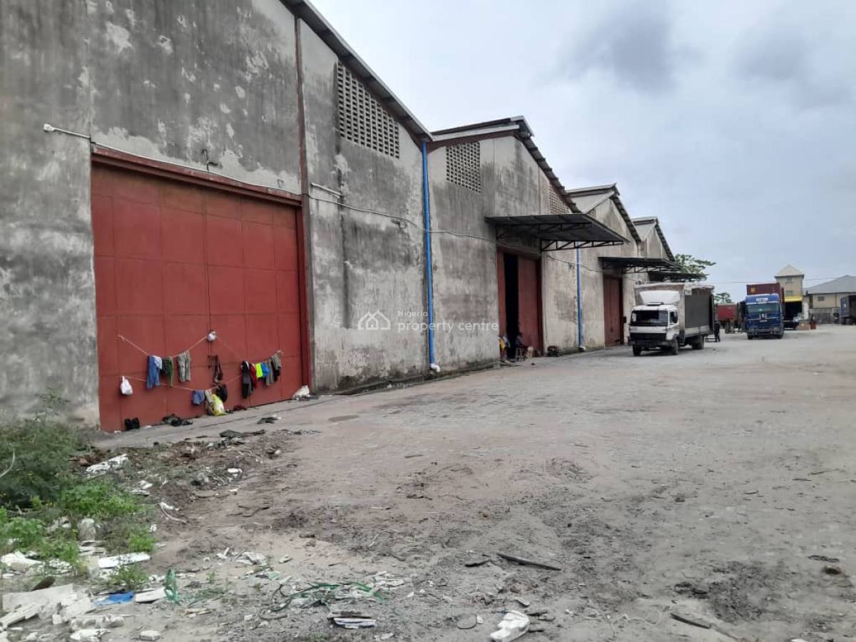 Big Strategic Warehouse Park on Generous Offer, Opposite Trade Fair- Abule Osun Bus Stop, Amuwo Odofin, Lagos, Warehouse for Sale