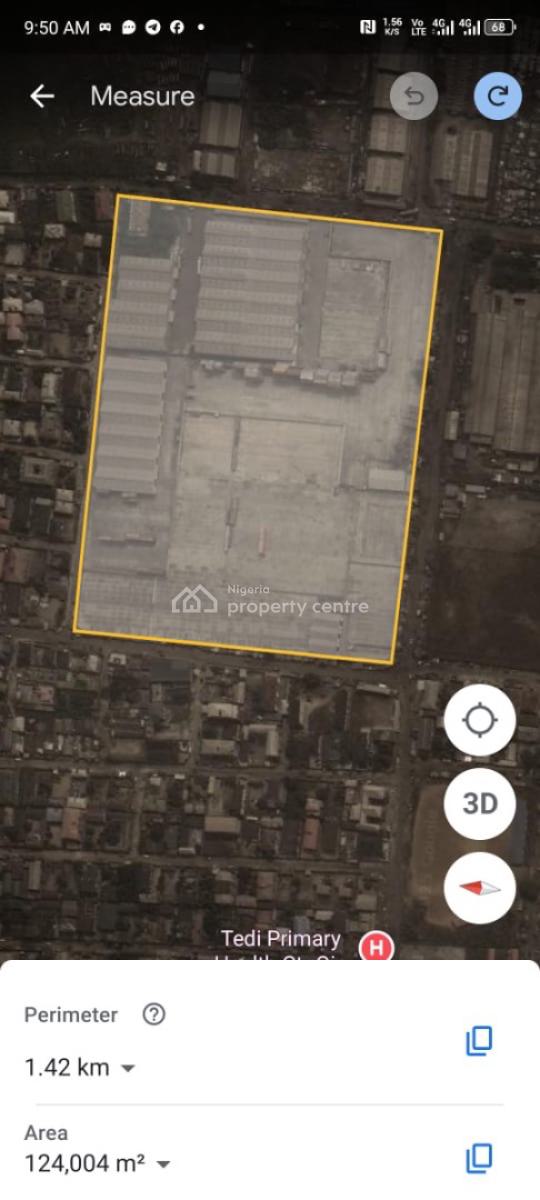 Big Strategic Warehouse Park on Generous Offer, Opposite Trade Fair- Abule Osun Bus Stop, Amuwo Odofin, Lagos, Warehouse for Sale