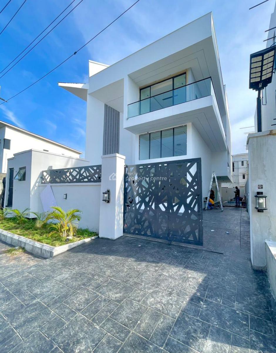 Exquisitely Carved 5 Bedroom Fully Detached Duplex with Cinema, & Swimming Pool, Ikate, Lekki, Lagos, Detached Duplex for Sale