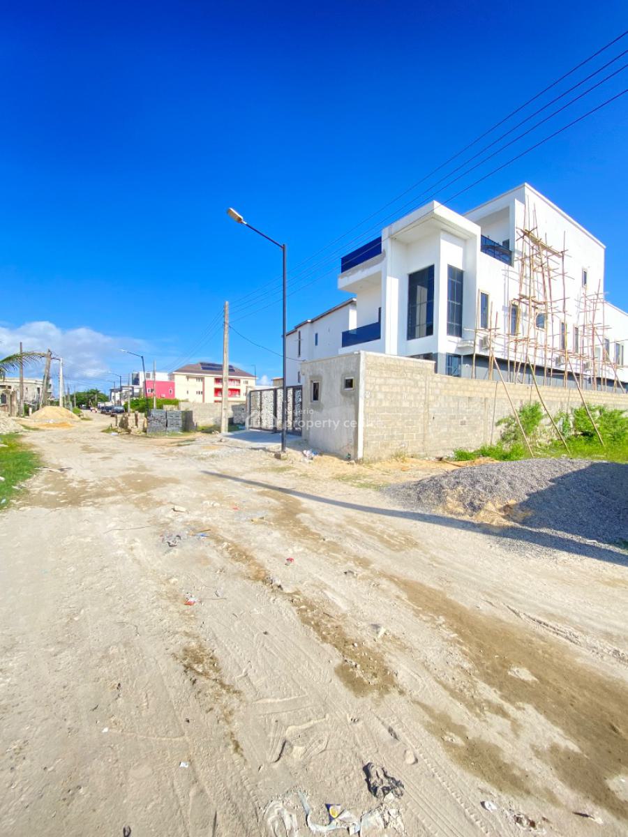 605sqm Cornerpiece Land in a Very Secured Estate, Atlantic View Estate, New Road, Chevron, Lekki, Lagos, Residential Land for Sale