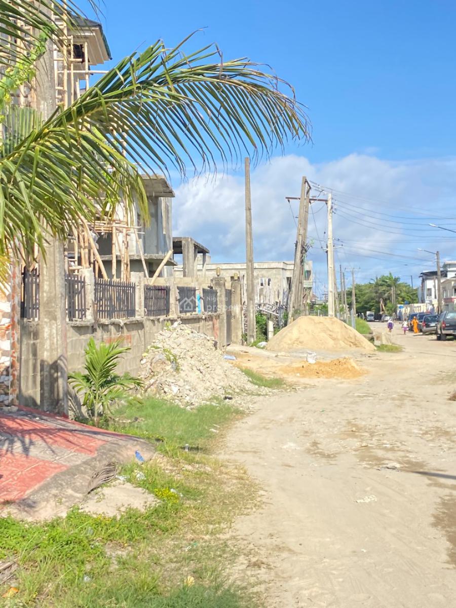 605sqm Cornerpiece Land in a Very Secured Estate, Atlantic View Estate, New Road, Chevron, Lekki, Lagos, Residential Land for Sale