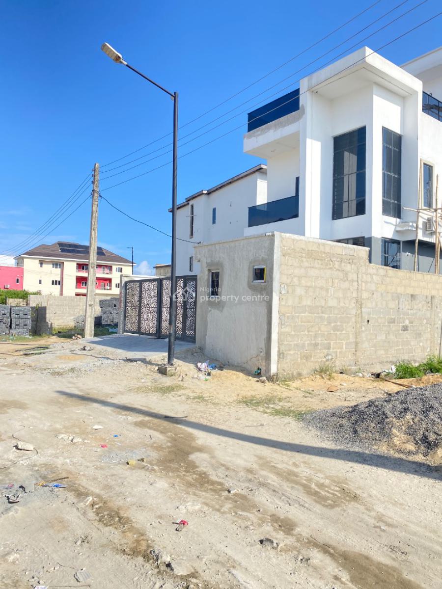 605sqm Cornerpiece Land in a Very Secured Estate, Atlantic View Estate, New Road, Chevron, Lekki, Lagos, Residential Land for Sale