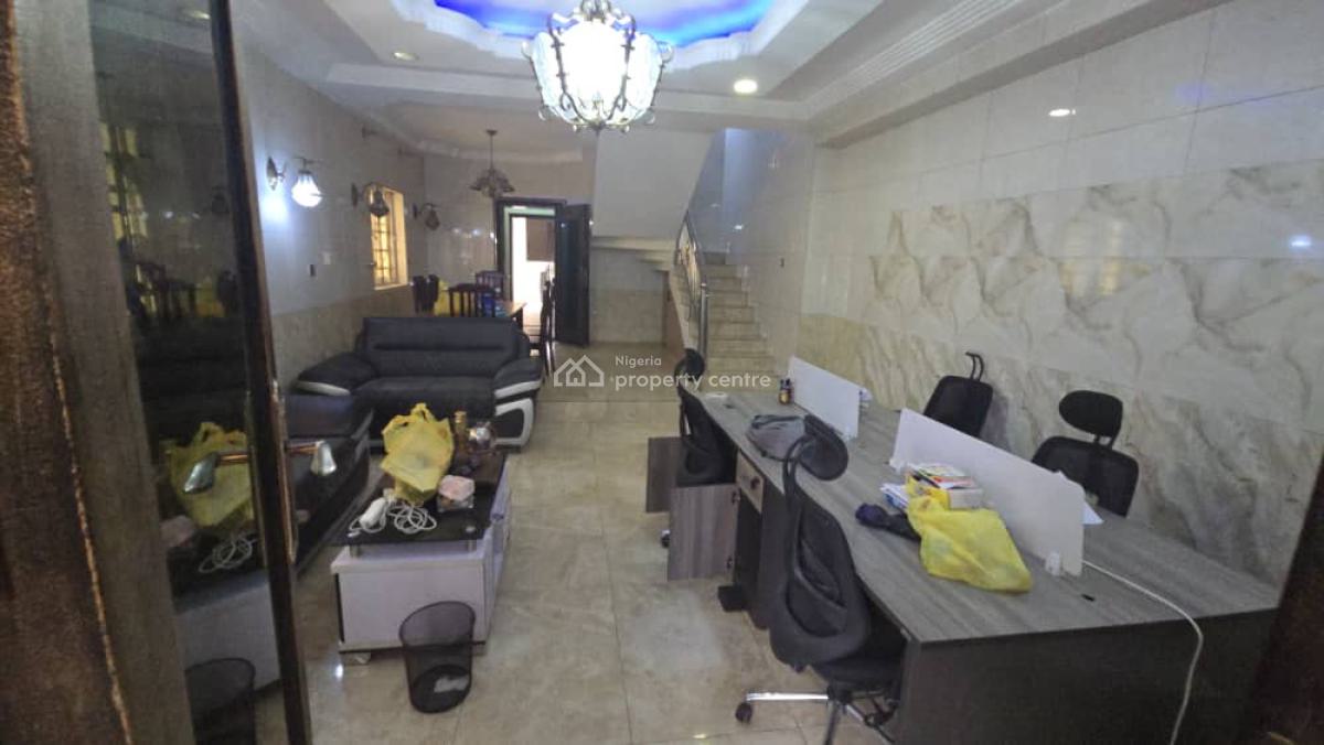 Elegant 4 Bedroom Semi Detached Duplex +1 Room Bq, Off Adeniyi Jones, Ikeja, Lagos, Detached Duplex for Rent