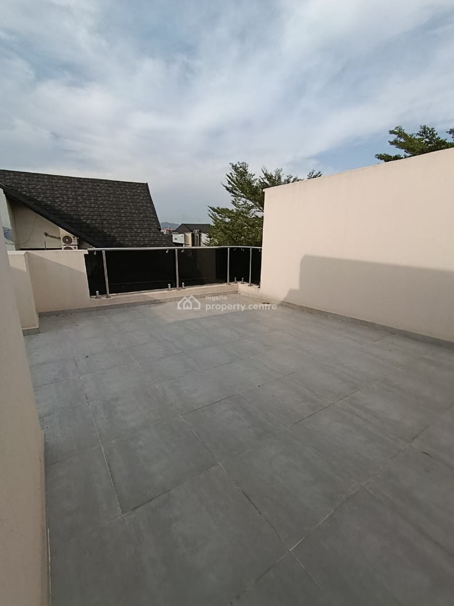 Brand New 4 Bedroom Terrace Duplex with a Bq & a Roof Top, Utako, Abuja, Terraced Duplex for Rent