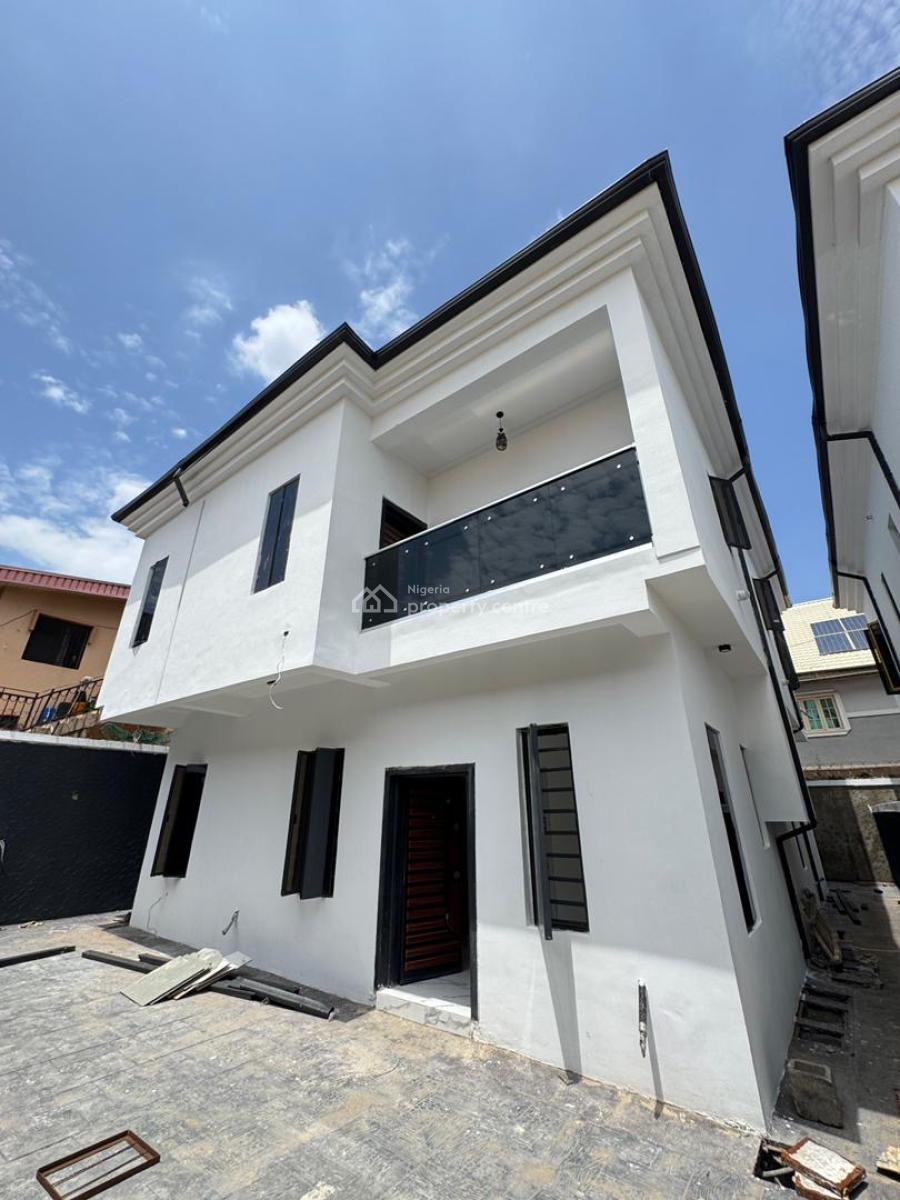 Elegant 4 Bedroom Detached Duplex with Bq in Serene Estate, Gra Phase 1, Magodo, Lagos, Detached Duplex for Sale
