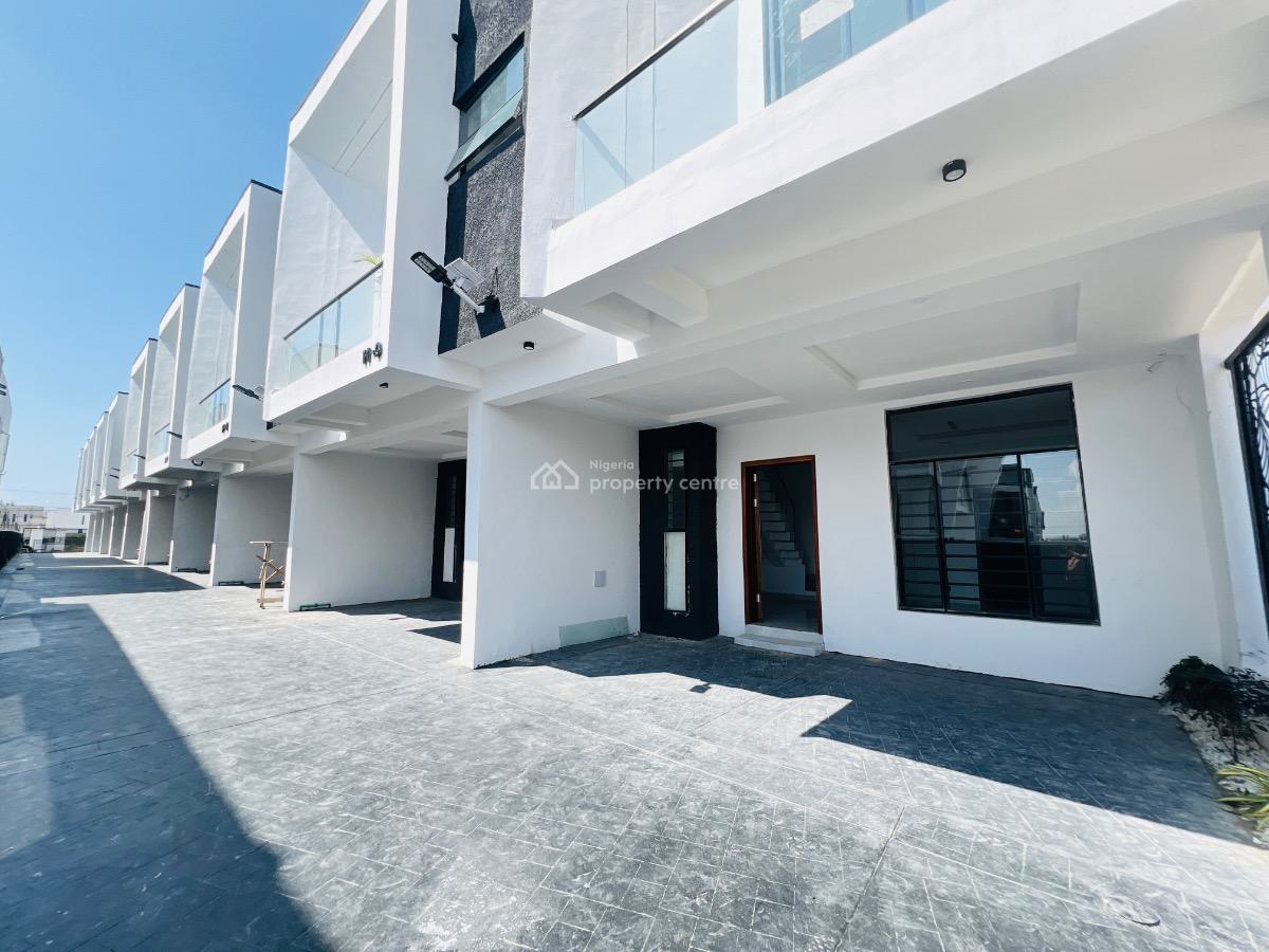Stunning 4 Bedroom Terrace Duplex, Ikota Gra Behind Megachicken Restaurant, Ikota, Lekki, Lagos, Terraced Duplex for Sale
