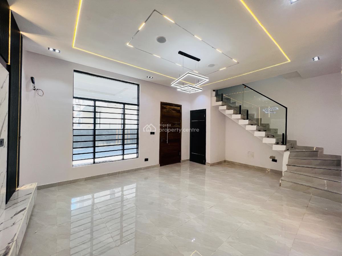 Stunning 3 Bedroom Terrace Duplex with Bq, Ikota Gra Behind Megachicken Restaurant Lekki, Ikota, Lekki, Lagos, Terraced Duplex for Sale