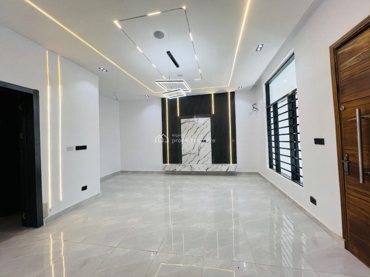 Stunning 3 Bedroom Terrace Duplex with Bq, Ikota Gra Behind Megachicken Restaurant Lekki, Ikota, Lekki, Lagos, Terraced Duplex for Sale
