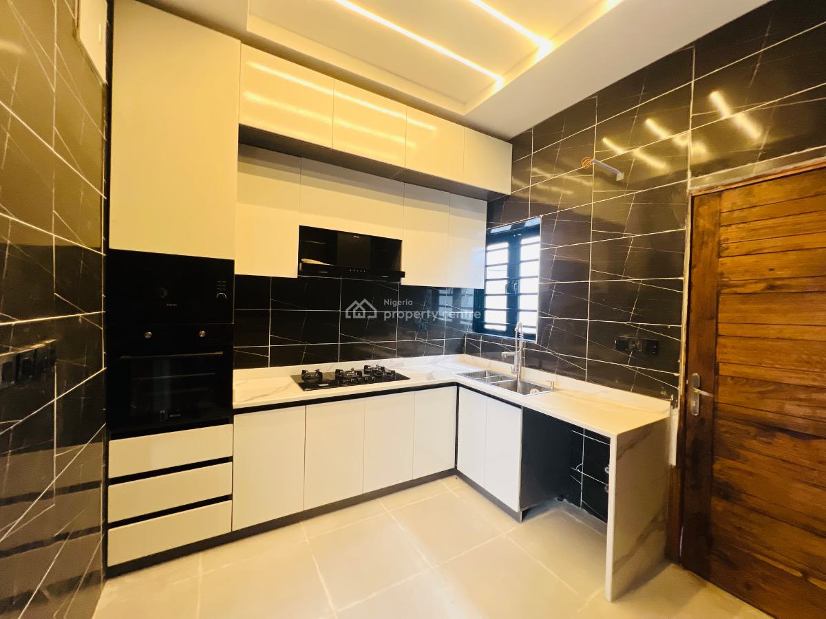 Stunning 3 Bedroom Terrace Duplex with Bq, Ikota Gra Behind Megachicken Restaurant Lekki, Ikota, Lekki, Lagos, Terraced Duplex for Sale