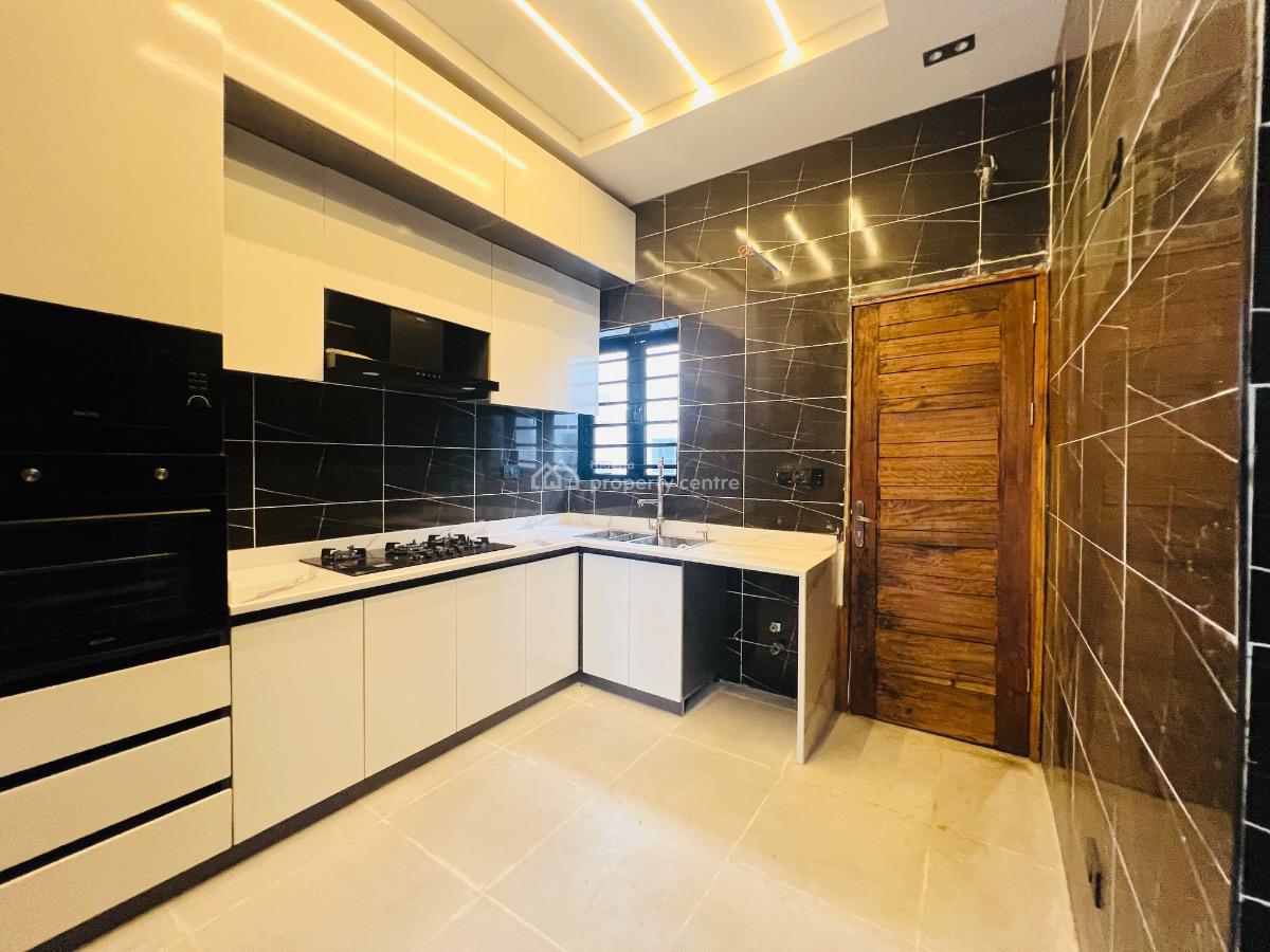 Stunning 3 Bedroom Terrace Duplex with Bq, Ikota Gra Behind Megachicken Restaurant Lekki, Ikota, Lekki, Lagos, Terraced Duplex for Sale