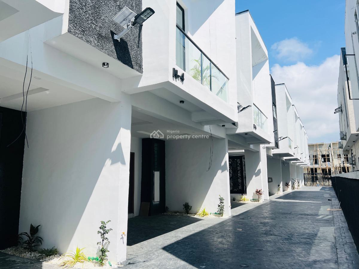 Stunning 3 Bedroom Terrace Duplex with Bq, Ikota Gra Behind Megachicken Restaurant Lekki, Ikota, Lekki, Lagos, Terraced Duplex for Sale