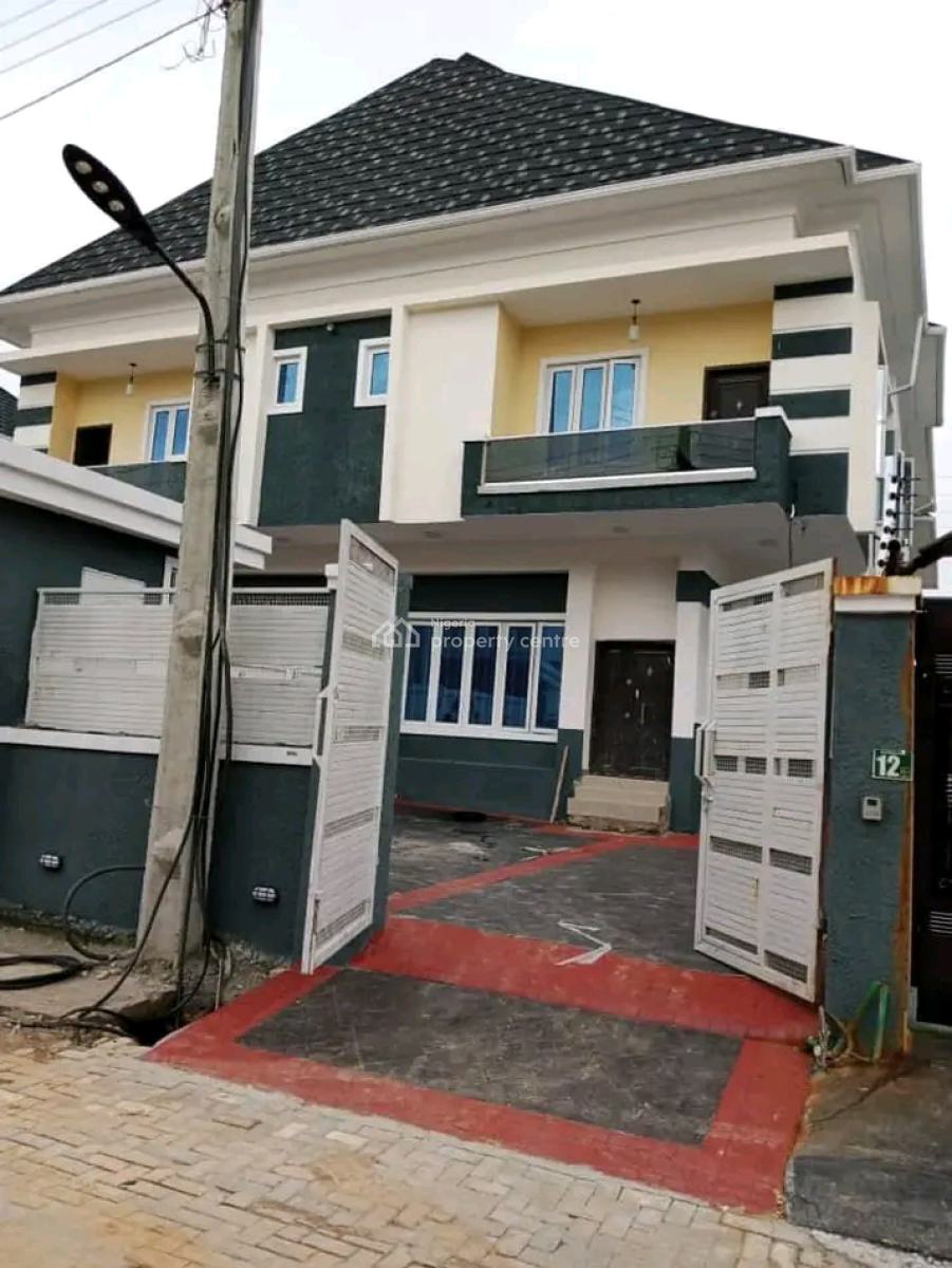 4 Bedroom Spacious House in a Serene & Flood Free Estate, Chevron, Lekki, Lagos, Semi-detached Duplex for Rent