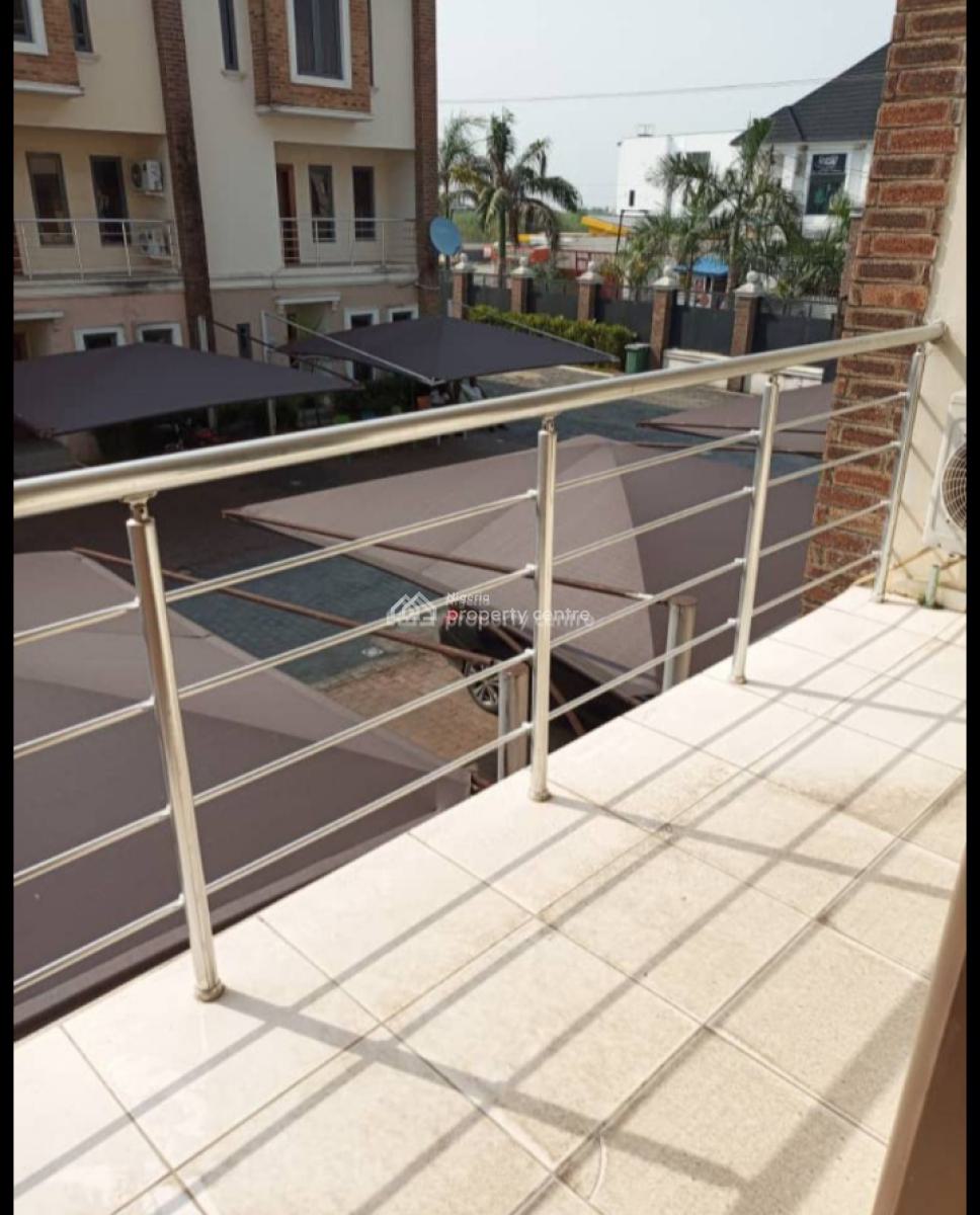 Lovely & Serviced 4 Bedroom House, Chevron, Lekki, Lagos, Terraced Duplex for Rent