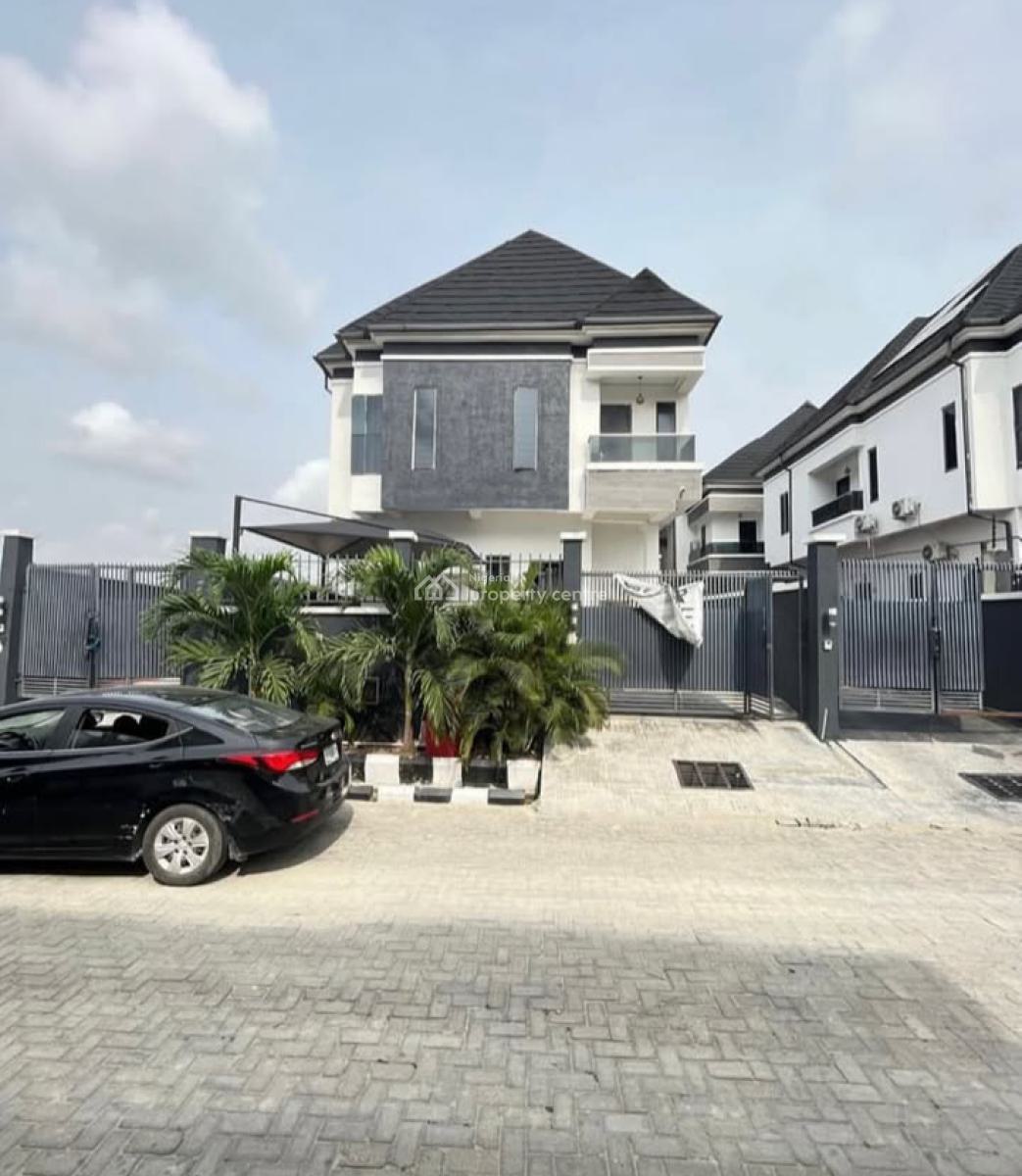 Modern Lovely Duplex in a Serene + Flood Free Estate, Chevron, Lekki, Lagos, Detached Duplex for Sale
