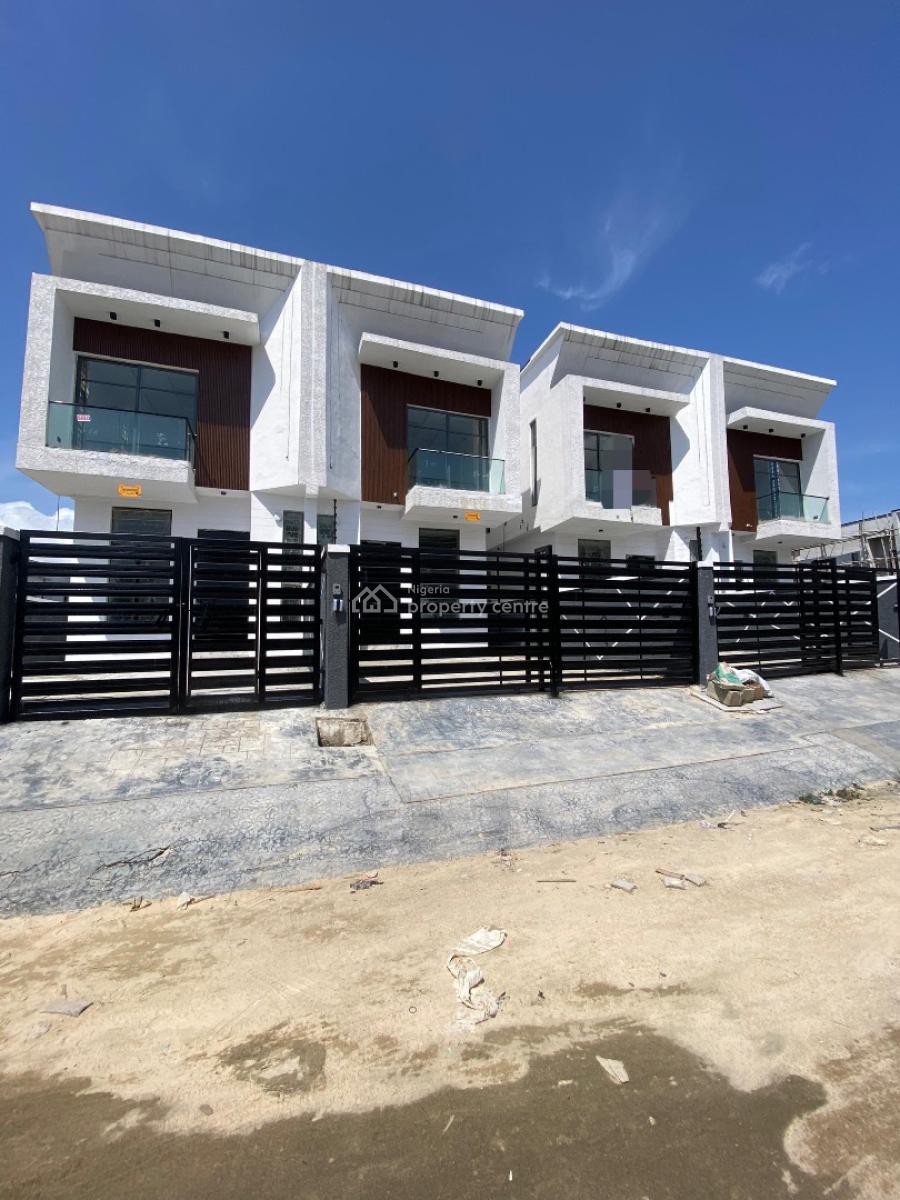 4 Bedroom Semi Detached Duplex with a Room Bq, Gra, Ikota, Lekki, Lagos, Semi-detached Duplex for Sale