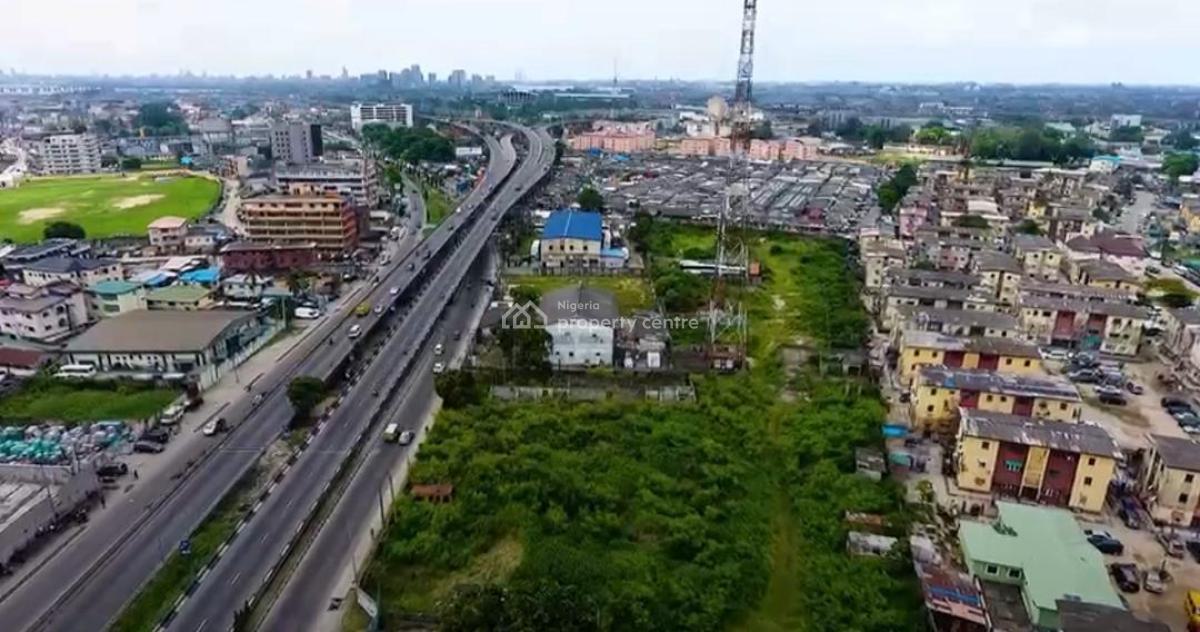 15,000sqm (1.5 Hectares) Fenced Land Available, Bode Thomas, Surulere, Lagos, Land for Sale