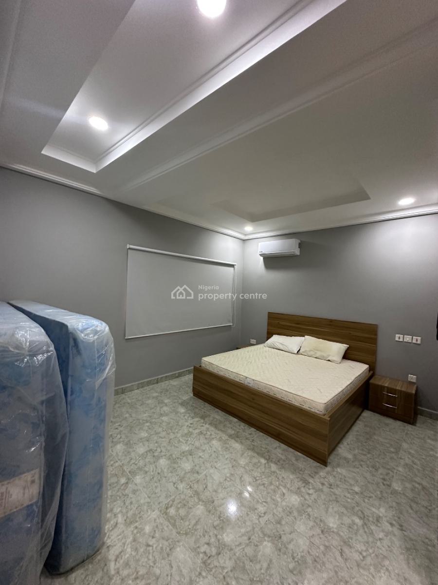 Partly Furnished 4 Bedroom Terrace Duplex with Bq, Inverter, Acs, Off Coza, Guzape District, Abuja, Terraced Duplex for Sale