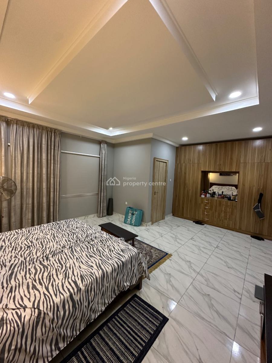 Partly Furnished 4 Bedroom Terrace Duplex with Bq, Inverter, Acs, Off Coza, Guzape District, Abuja, Terraced Duplex for Sale