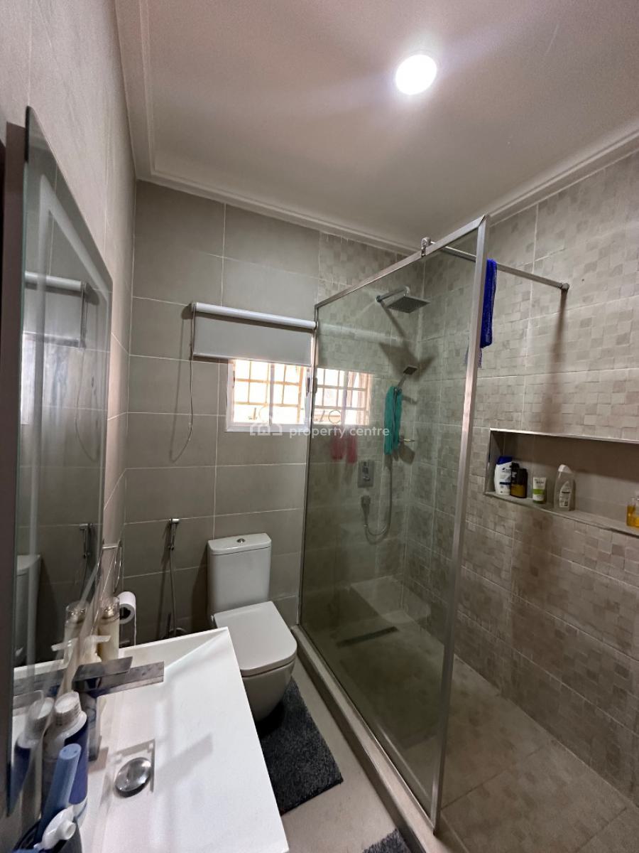 Partly Furnished 4 Bedroom Terrace Duplex with Bq, Inverter, Acs, Off Coza, Guzape District, Abuja, Terraced Duplex for Sale