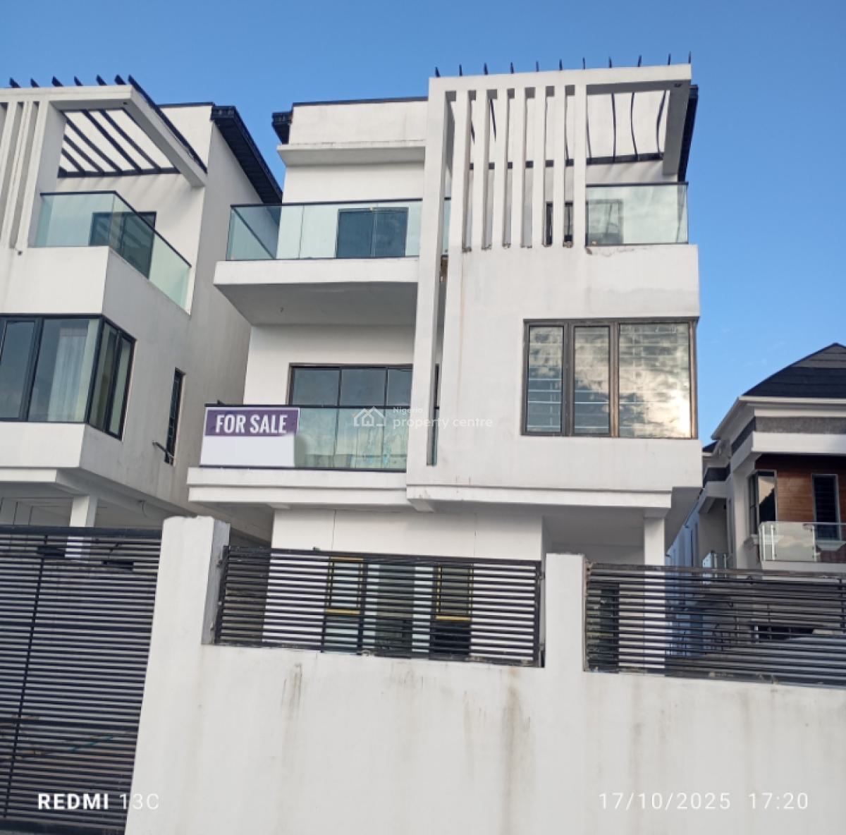 Exquisite 4-bedroom Fully Detached Duplexes with Swimming Pool, Chevron, Lekki, Lagos, Detached Duplex for Sale
