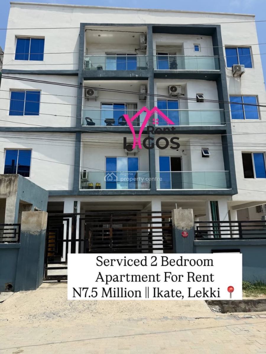 Modern 2 Bedroom Apartment, Ikate, Lekki, Lagos, Flat / Apartment for Rent