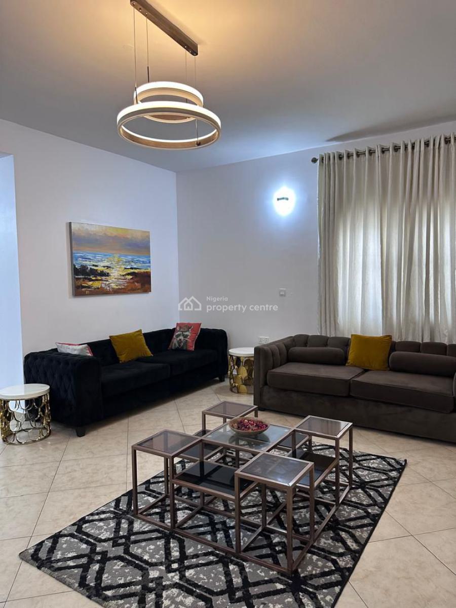 Furnished 3 Bedroom Flat Upstairs, Prime Water Garden, Lekki Phase 1, Lekki, Lagos, Flat / Apartment for Rent