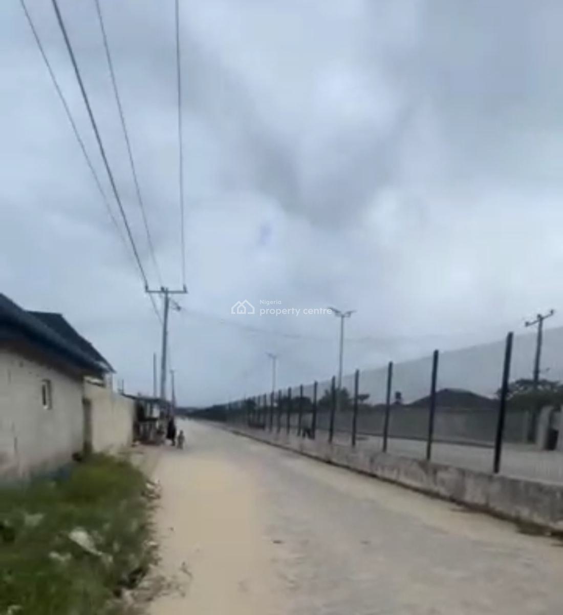 Prime Well Structured Fenced Land Measuring 1634 Sqms, Golf & Resort Road, Lakowe, Ibeju Lekki, Lagos, Mixed-use Land for Sale