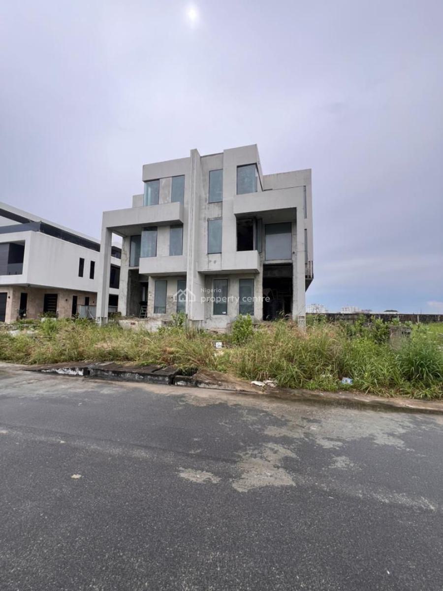 5 Bedroom Semi-detached Carcass, Cowrie Creek Estate, Ikate, Lekki, Lagos, Semi-detached Duplex for Sale
