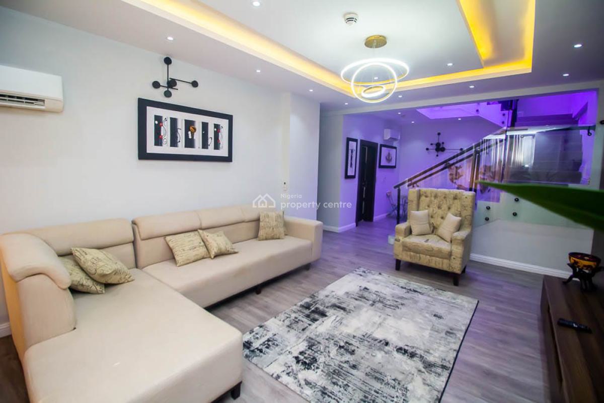 3 Bedroom Maisonette, Phase 2, Osborne, Ikoyi, Lagos, Flat / Apartment Short Let