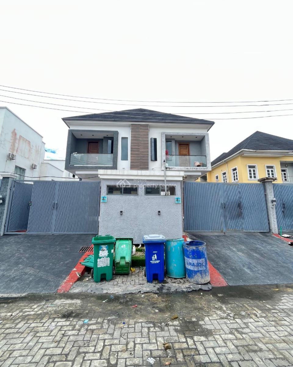 Lovely 4 Bedroom Semi Detached Duplex with Bq, Chevron, Lekki, Lagos, Semi-detached Duplex for Sale