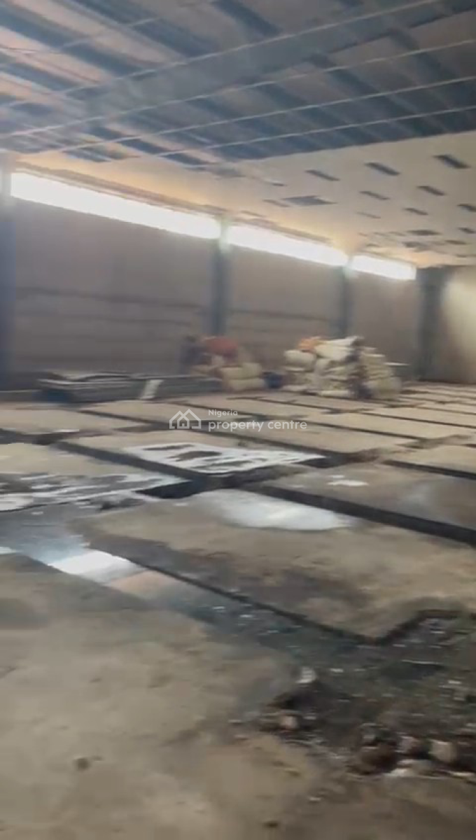 Self Compound 1 Bay Warehouse on Land of Approximately 5,000sqm, Ogba, Ikeja, Lagos, Warehouse for Sale