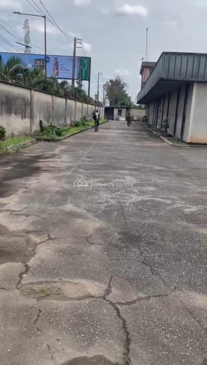 Self Compound 1 Bay Warehouse on Land of Approximately 5,000sqm, Ogba, Ikeja, Lagos, Warehouse for Sale