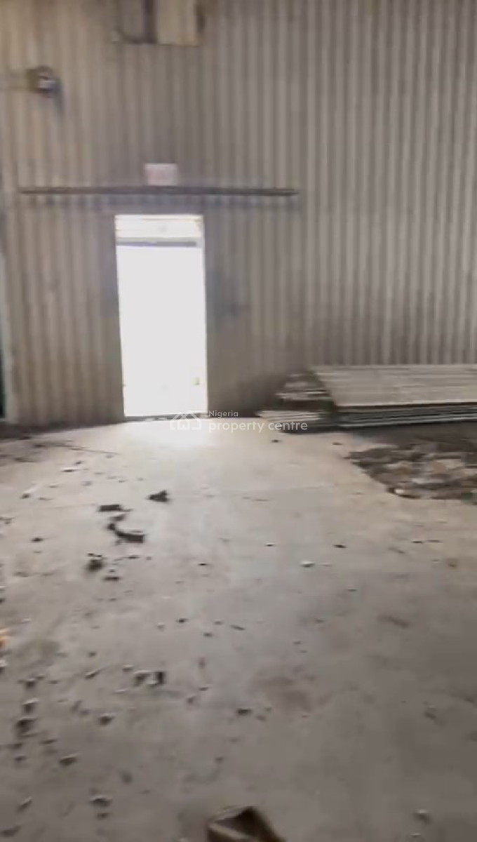 Self Compound 1 Bay Warehouse on Land of Approximately 5,000sqm, Ogba, Ikeja, Lagos, Warehouse for Sale