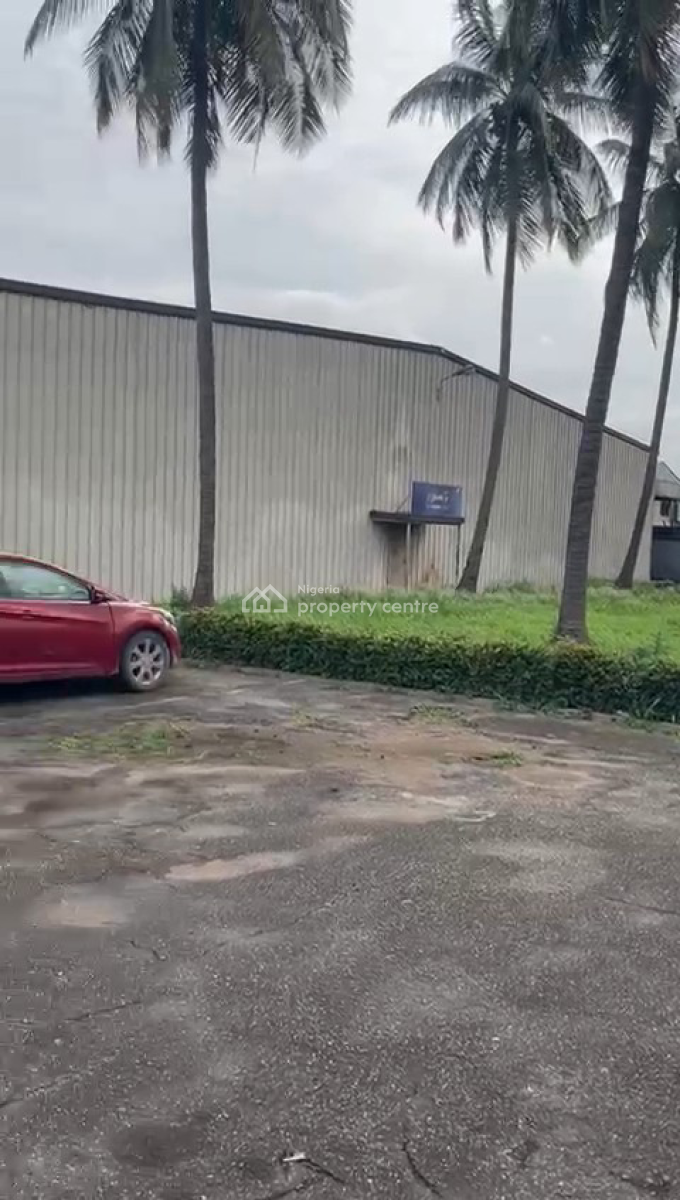 Self Compound 1 Bay Warehouse on Land of Approximately 5,000sqm, Ogba, Ikeja, Lagos, Warehouse for Sale