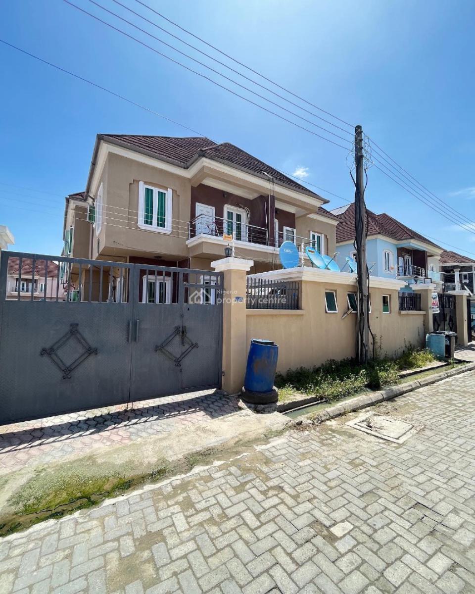Stunning 4 Bedroom Semi Detached Duplex with Bq, Chevron, Lekki, Lagos, Semi-detached Duplex for Sale