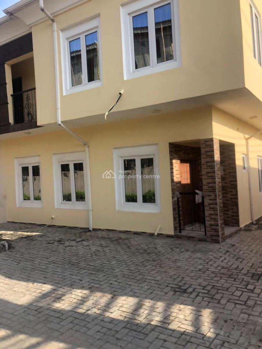 Spacious and Lovely 4 Bedroom Duplex, New Road, Igbo Efon, Lekki, Lagos, Semi-detached Duplex for Rent