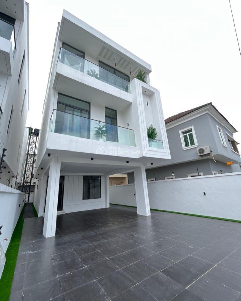 Stunning 5 Bedroom Detached Duplex with Pool and Bq, Chevron, Lekki, Lagos, Detached Duplex for Sale