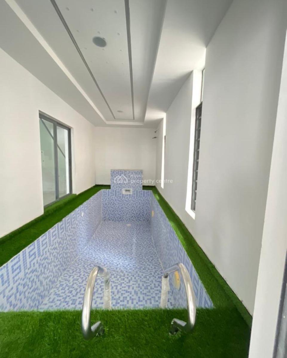 Stunning 5 Bedroom Detached Duplex with Pool and Bq, Chevron, Lekki, Lagos, Detached Duplex for Sale