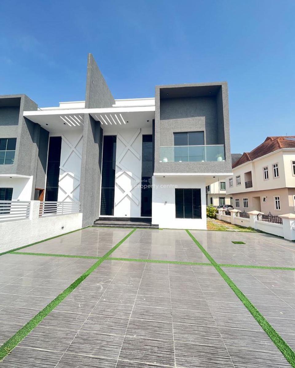 Stunning 5 Bedroom Semi Detached Duplex with Swimming Pool and Bq, Victory Park Estate, Osapa, Lekki, Lagos, Semi-detached Duplex for Sale