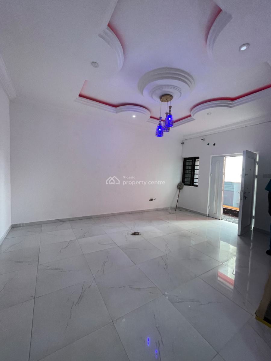Specious 2 Bedroom Apartment Upstairs with 2 Balconies, Located Inside a Good Estate,interlocked Road and Good Light, Sangotedo, Ajah, Lagos, Flat / Apartment for Rent