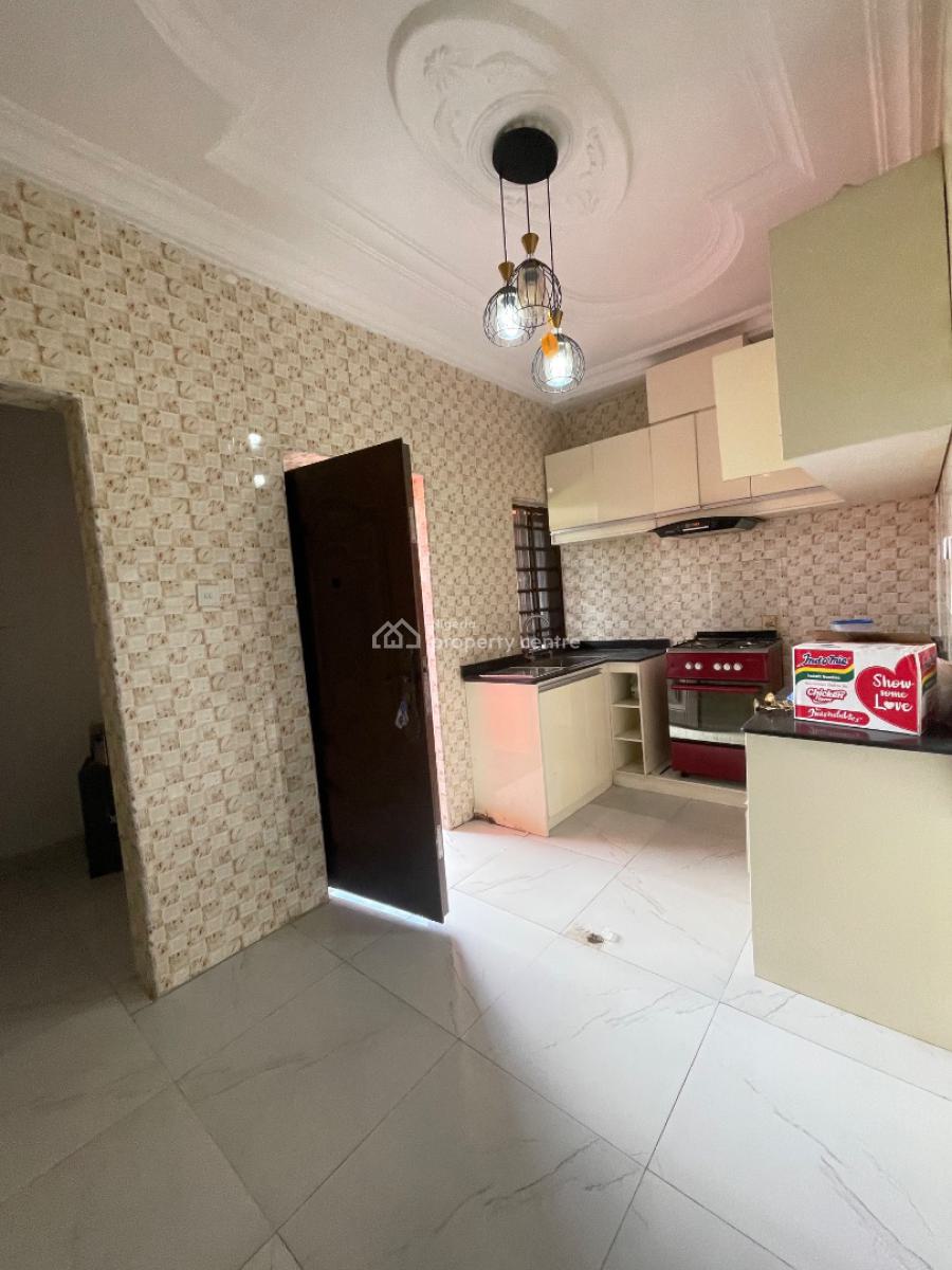 Specious 2 Bedroom Apartment Upstairs with 2 Balconies, Located Inside a Good Estate,interlocked Road and Good Light, Sangotedo, Ajah, Lagos, Flat / Apartment for Rent