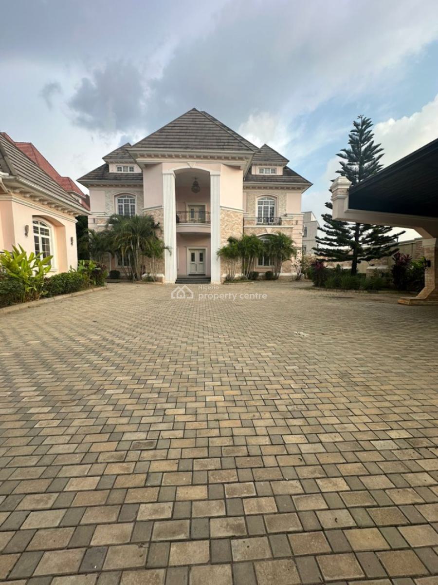 Ambassadorial 7 Bedroom Fully Serviced  Duplex,bq,chalet,pool,inverter, Serene Neighborhood, Maitama District, Abuja, Detached Duplex for Rent