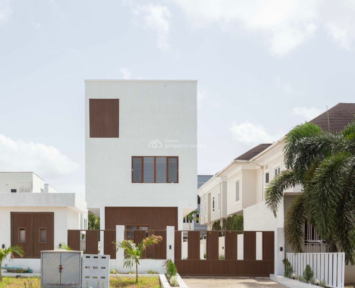 Contemporary 4-bedroom Detached House at Pinnock Beach Estate, Pinnock Beach Estate, Osapa, Lekki, Lagos, Detached Duplex for Sale