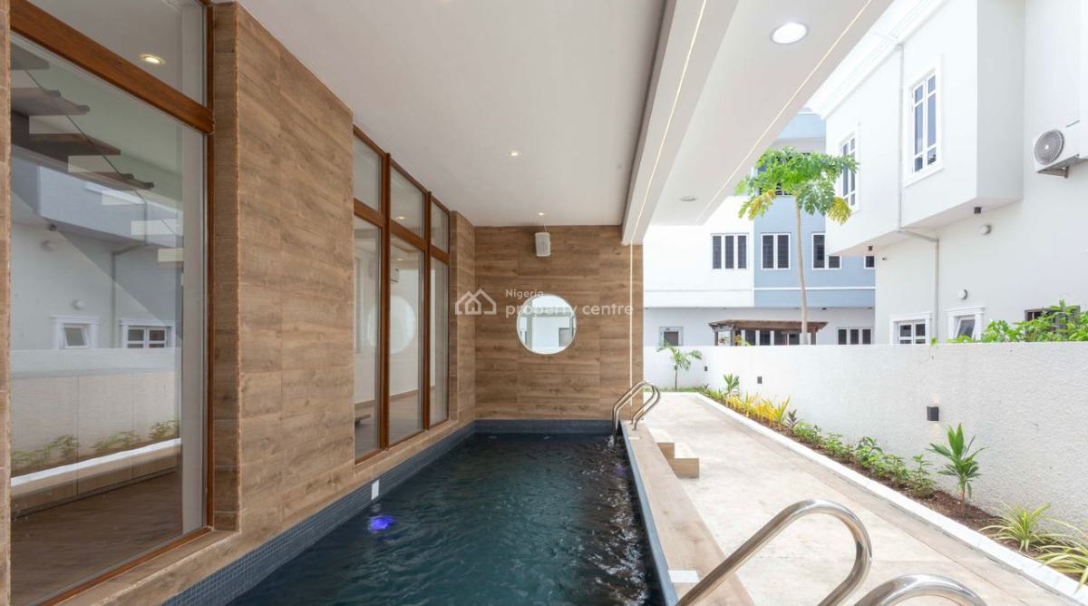 Contemporary 4-bedroom Detached House at Pinnock Beach Estate, Pinnock Beach Estate, Osapa, Lekki, Lagos, Detached Duplex for Sale