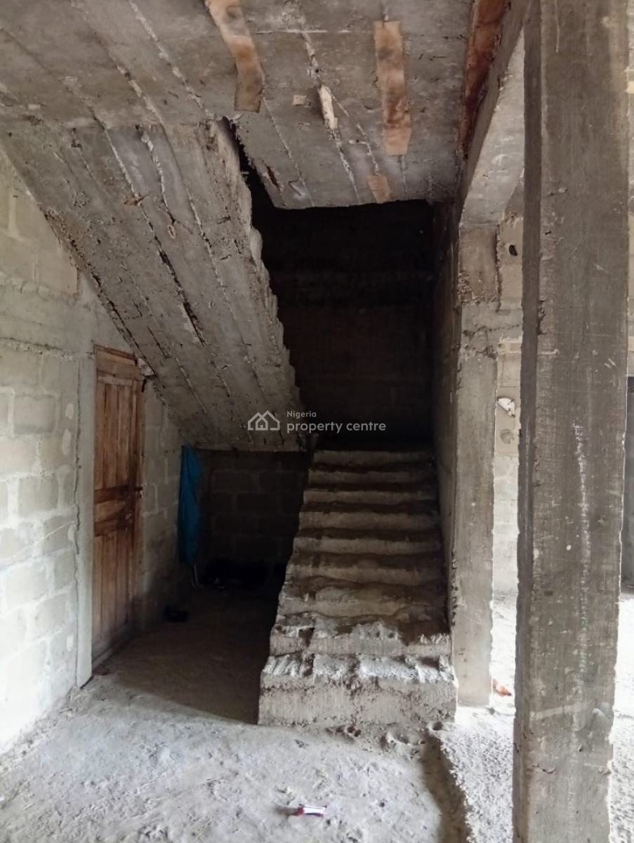 Carcass 5 Bedroom Semi Detached Duplex 4units, Ajah, Lagos, Semi-detached Duplex for Sale