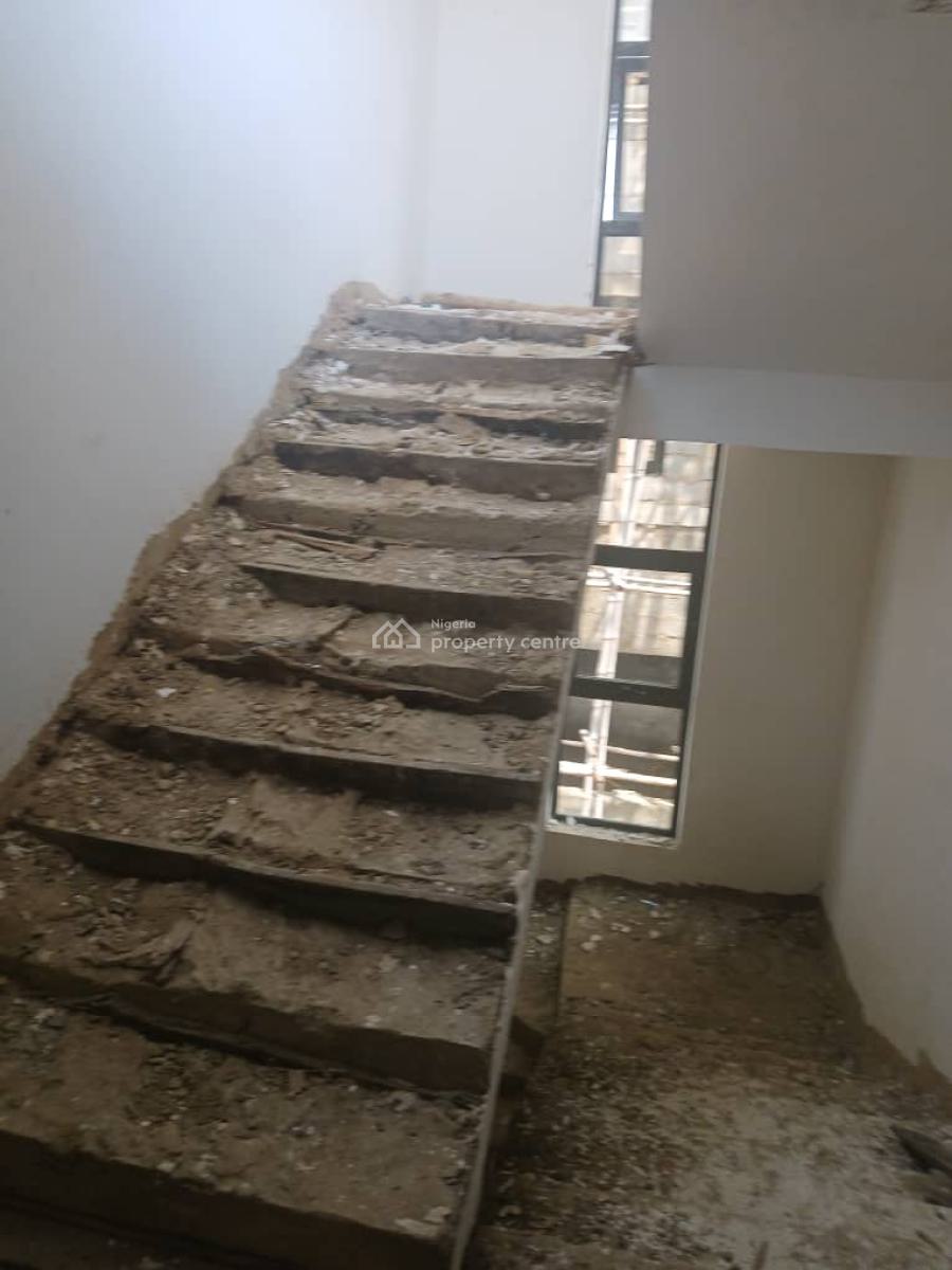 Newly Built 5 Bedroom Fully Detached Semi Finished Building, Katampe, Abuja, Detached Duplex for Sale