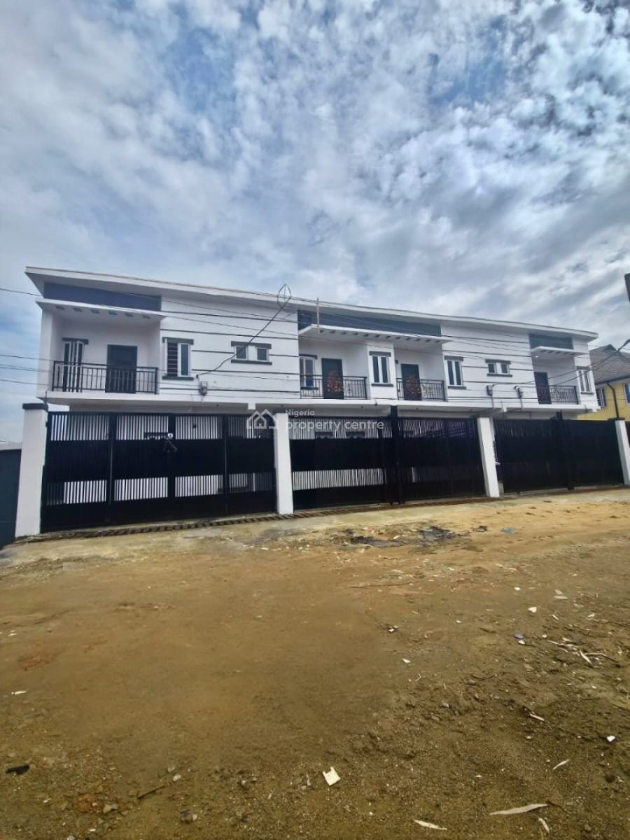 Newly Built Self Compound 4 Bedroom Terrace Duplex, Gbagada, Lagos, Terraced Duplex for Sale