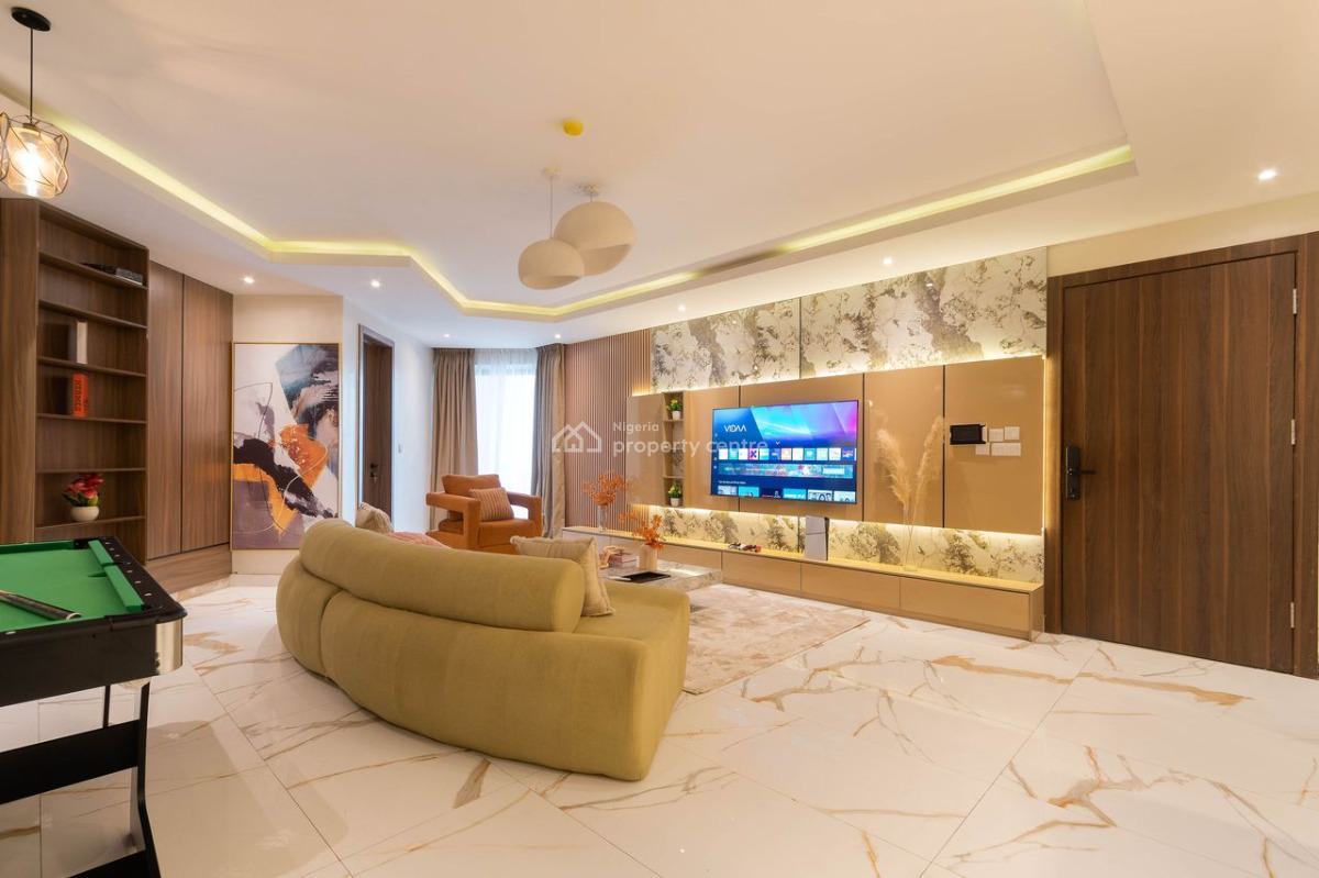 Tastefully Furnished 2 Bed + Pool + Gym, Periwinkle Residence, Freedom Way,lekki Phase 1, Lekki, Lagos, Flat / Apartment Short Let