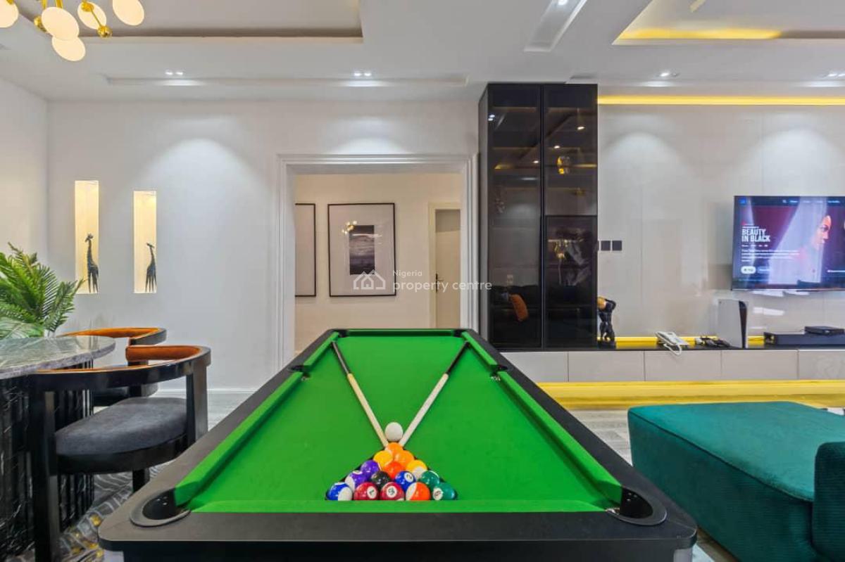 Beautiful 3 Bedroom with Snooker Board, Oniru, Victoria Island (vi), Lagos, Flat / Apartment Short Let